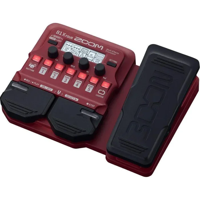 Zoom B1X FOUR Bass Multi-Effects Pedal with Expression Pedal